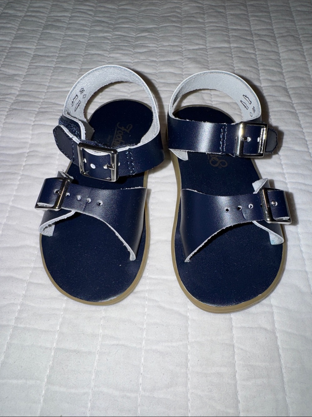 EUC Footmates Navy Waterproof Sandals with Rubber Outsole Size 7